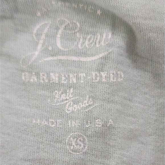 J. CREW light green tee shirt size Xs - Picture 4 of 4